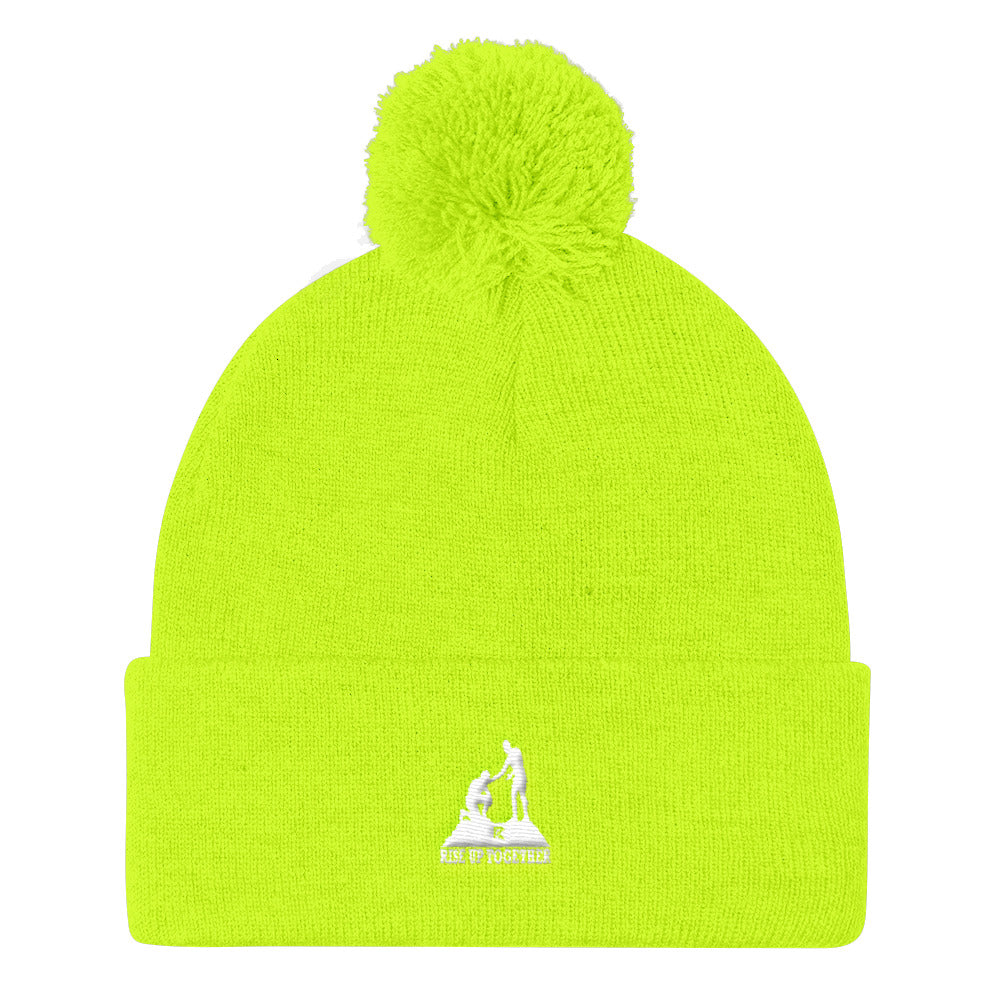 Pom Pom Knit Cap